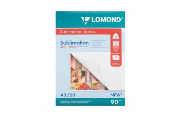 фото Сублимационная бумага  Lomond Sublimation A3 (100g) 50 листов, липкая (809316)