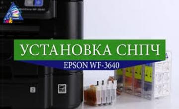 Как подключить СНПЧ на бесчиповый Epson WF-3640? Как подключить СНПЧ на бесчиповый Epson WF-3640?