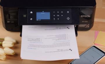 Проверяем качество и скорость печати на Epson XP-640 Проверяем качество и скорость печати на Epson XP-640