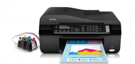 МФУ Epson WorkForce 520 с СНПЧ и чернилами МФУ Epson WorkForce 520 с СНПЧ и чернилами
