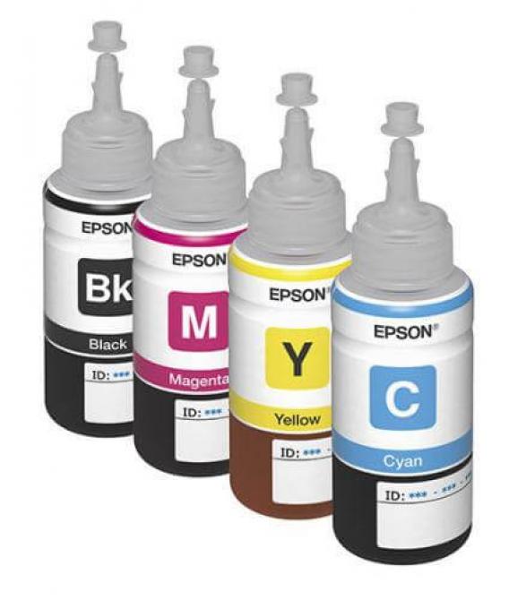 изображение Оригинальные чернила для Epson L100 4 цвета (70 ml)