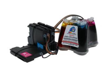 СНПЧ Brother DCP–385C (картриджи LC-1100BK, LC-1100Y, LC-1100M, LC-1100C)
