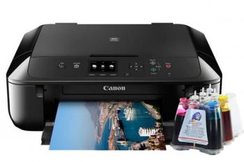 МФУ Canon PIXMA MG5750 с СНПЧ и чернилами