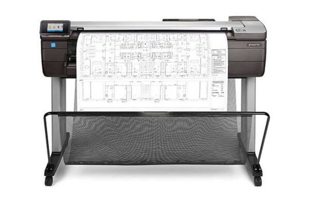 изображение Плоттер HP DesignJet T830 с СНПЧ и чернилами - изображение 1