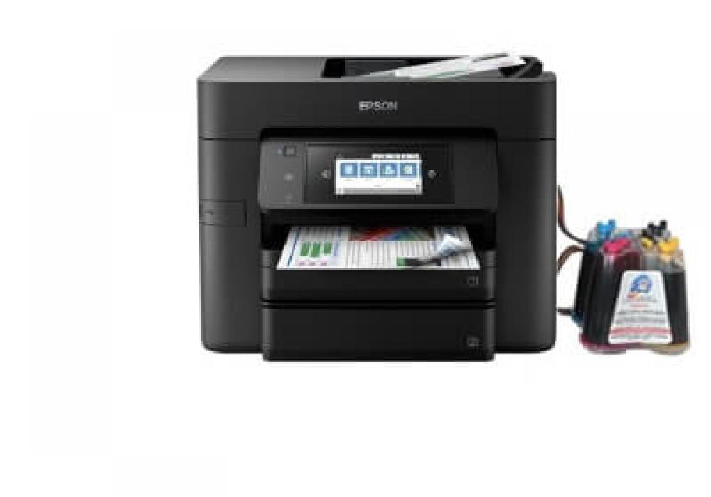 МФУ Epson WorkForce Pro WF-4740DWF с СНПЧ изображение Алмата - изображение 1