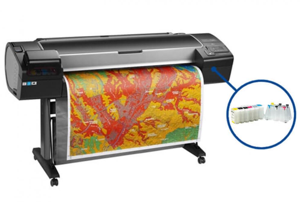 картинка Плоттер HP DesignJet Z5600 с СНПЧ и чернилами - изображение 1