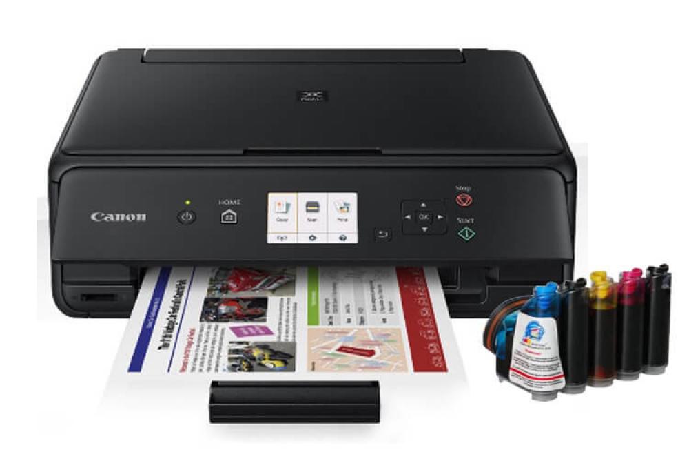 МФУ Canon PIXMA TS5040 с СНПЧ и чернилами изображение Алмата - изображение 1