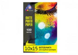 Матовая фотобумага INKSYSTEM 230g, 10x15, 100 л. для печати на Epson L1800