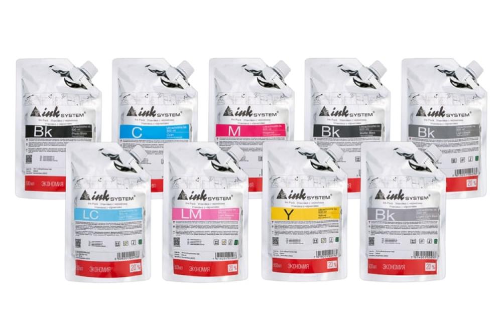 изображение Комплект ультрахромных чернил INKSYSTEM для Epson SC-P800, 500 мл. (9 цветов) - изображение 1