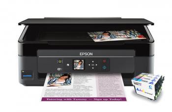 МФУ Epson Expression Home XP-340 с картриджами INKSYSTEM
