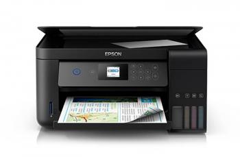 МФУ Epson L4160 с оригинальной СНПЧ и чернилами