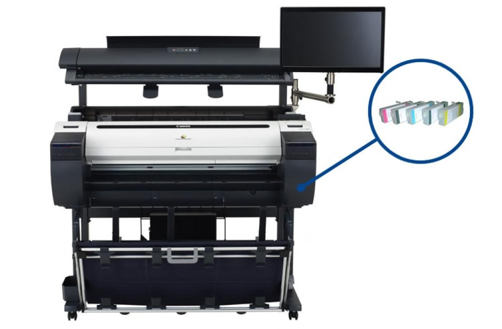 картинка Плоттер Canon imagePROGRAF iPF780 MFP M40 с ПЗК и чернилами - изображение 1