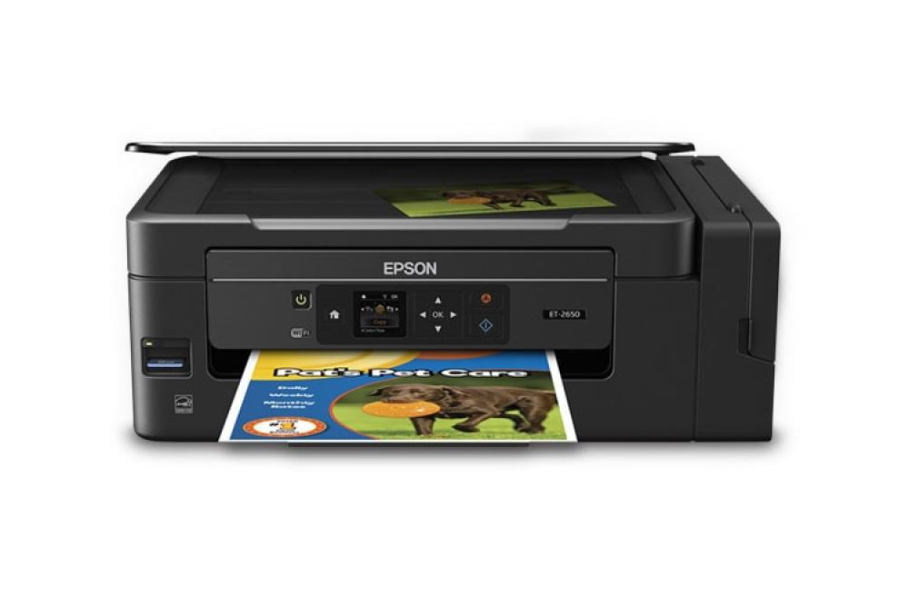 изображение МФУ Epson Expression EcoTank ET-2650 с оригинальной СНПЧ и чернилами - изображение 1