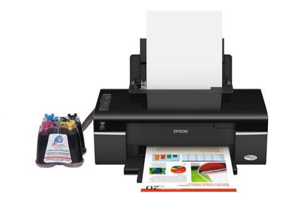 изображение Принтер Epson WorkForce 40 Refurbished by Epson с СНПЧ и чернилами - изображение 1