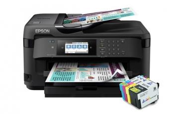МФУ Epson WorkForce WF-7710DWF с картриджами INKSYSTEM