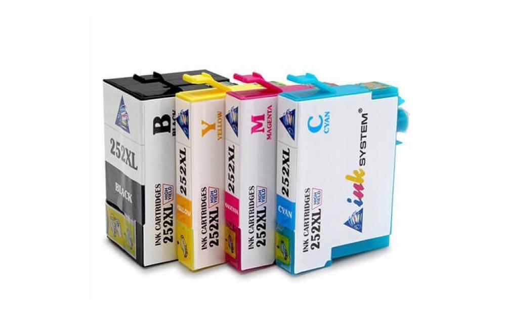 изображение Комплект совместимых картриджей T252XL (C/M/Y/Bk) для Epson Workforce WF-7710 - изображение 1