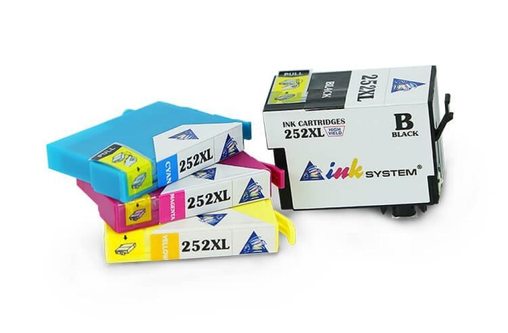 изображение Комплект совместимых картриджей T252XL (C/M/Y/Bk) для Epson Workforce WF-7720 - изображение 1