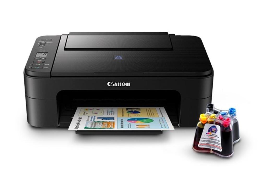 фото МФУ Canon PIXMA E3140 с СНПЧ и чернилами - изображение 1