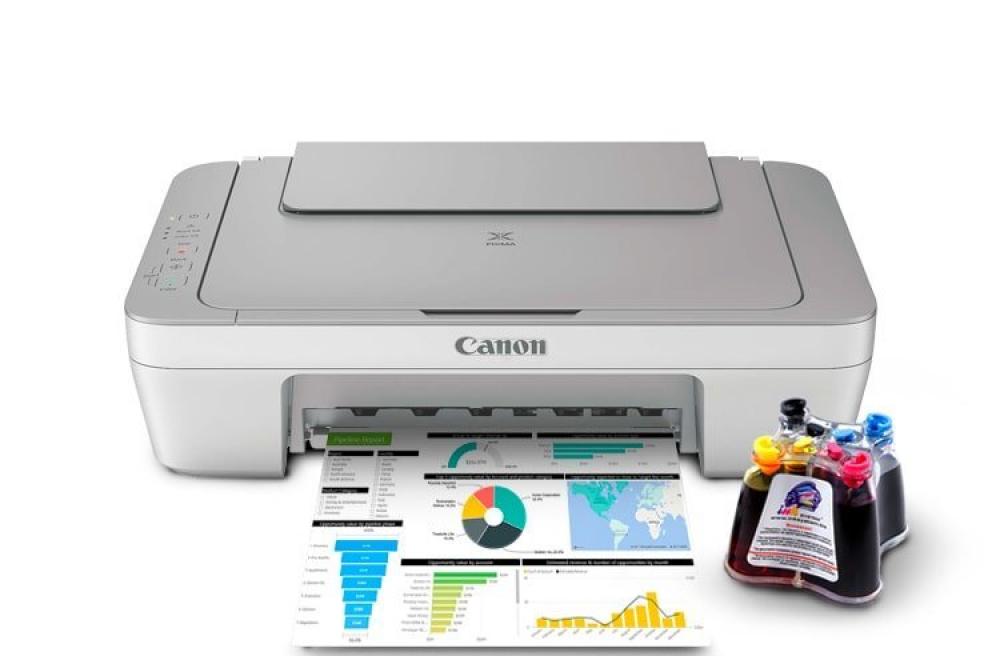 картинка МФУ Canon PIXMA MG2550 с СНПЧ и чернилами - изображение 1