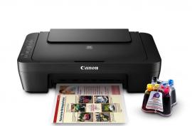 МФУ Canon PIXMA MG3050 с СНПЧ и чернилами