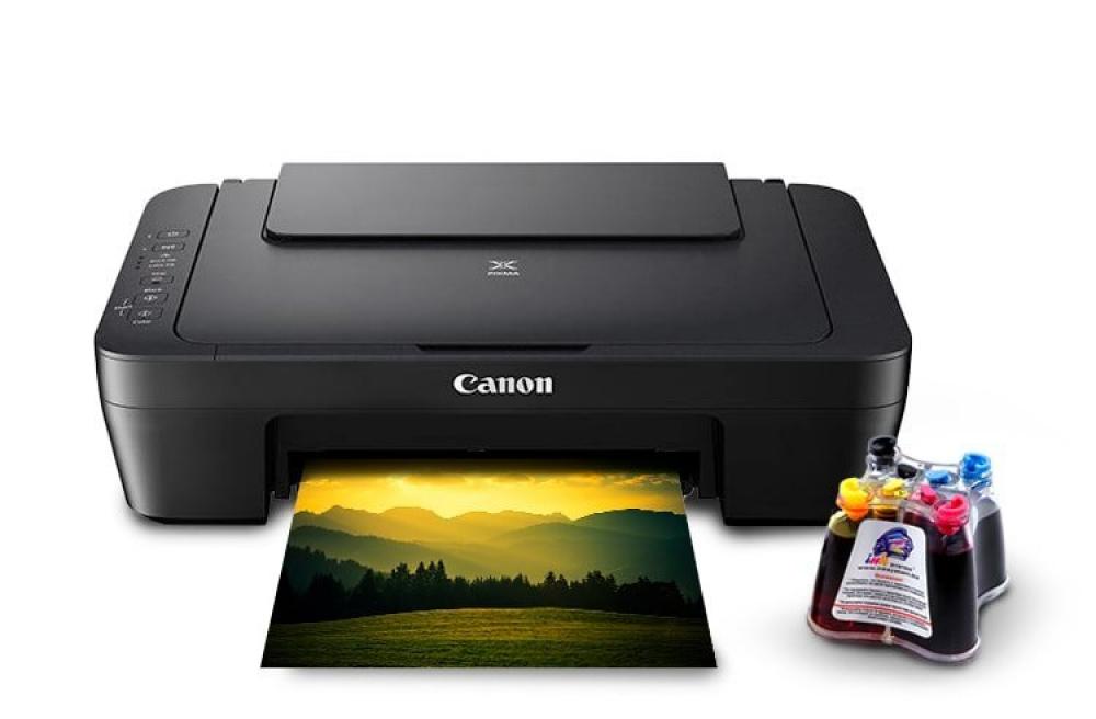 картинка МФУ Canon PIXMA E474  с СНПЧ и чернилами - изображение 1