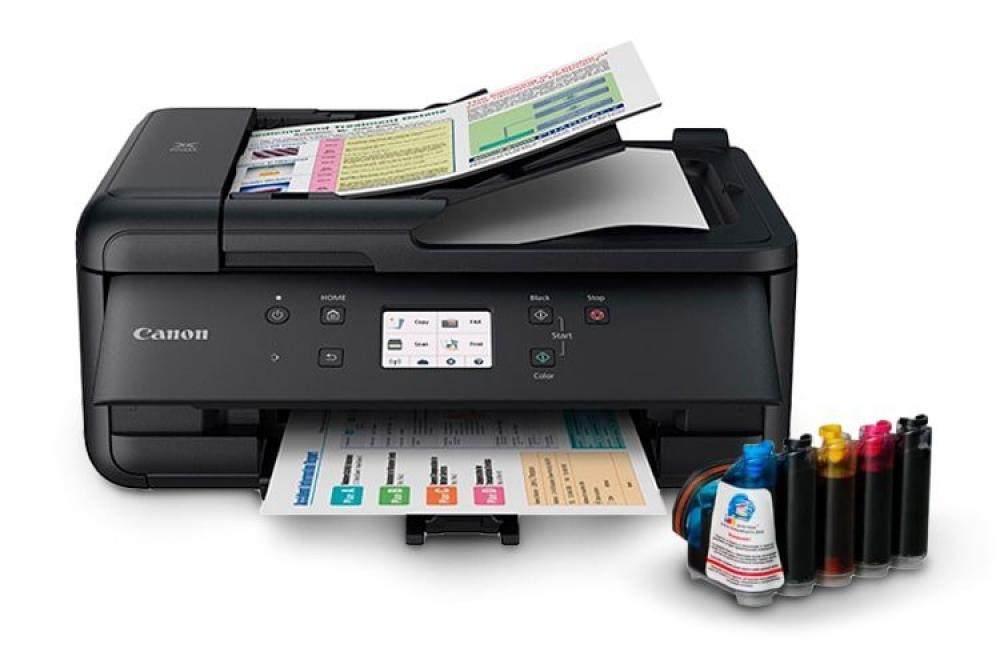 картинка МФУ Canon PIXMA TR7540 с СНПЧ и чернилами - изображение 1