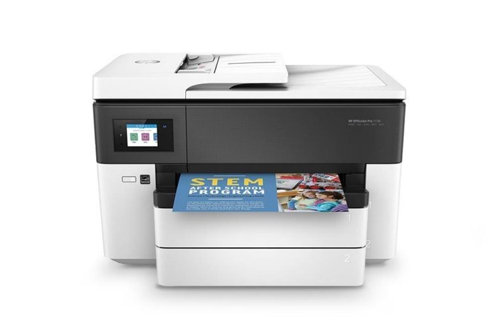 изображение МФУ HP OfficeJet Pro 7730 с ПЗК и чернилами - изображение 1