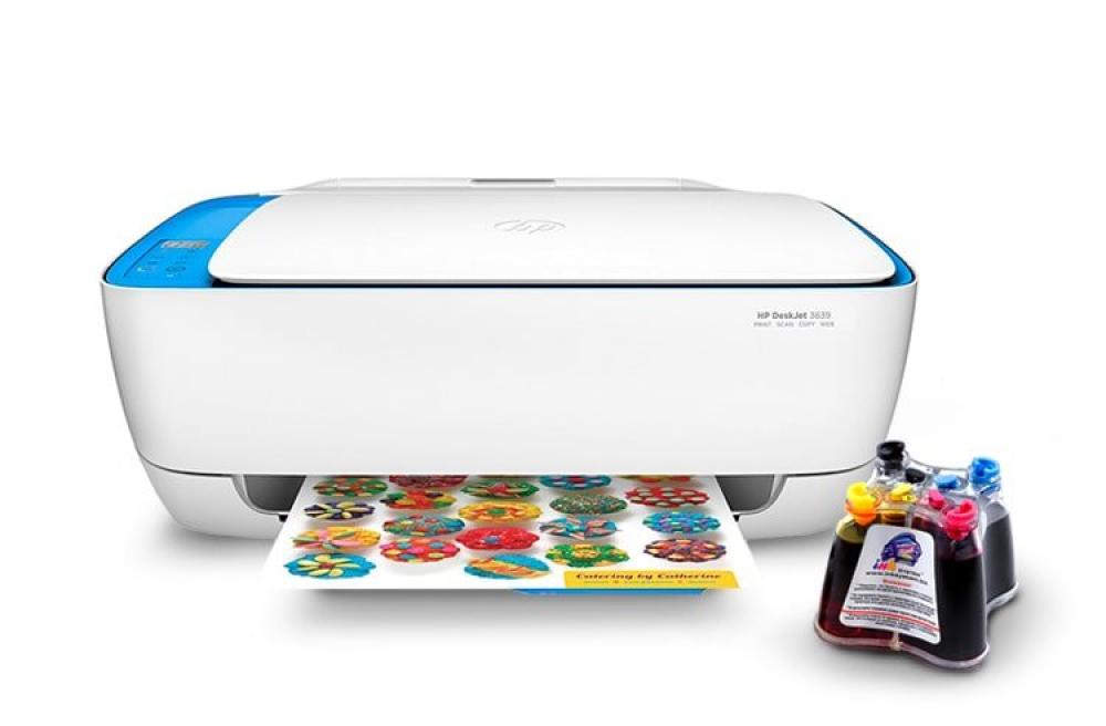 картинка МФУ HP DeskJet 3639 с СНПЧ и чернилами - изображение 1