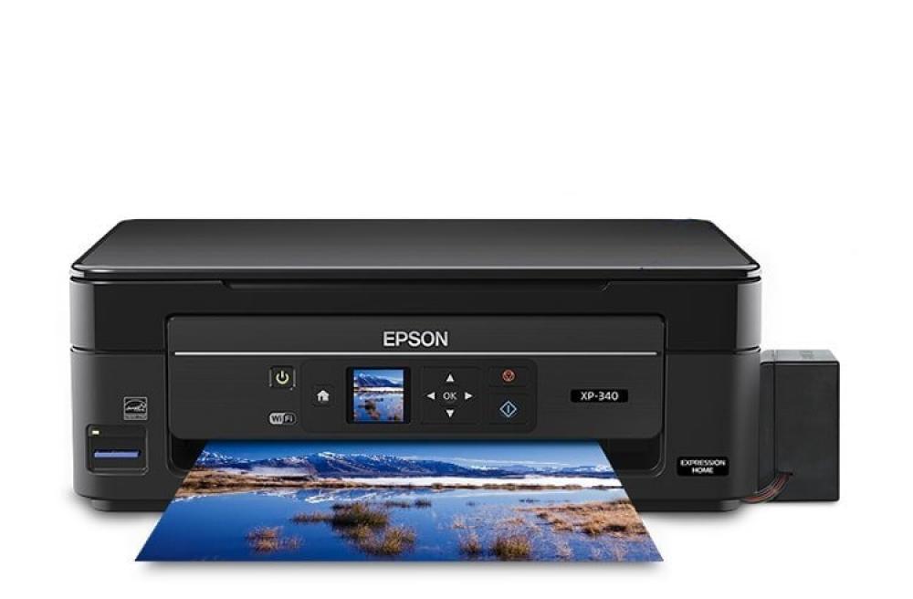 изображение МФУ Epson Expression Home XP-340 с БСНПЧ и чернилами INKSYSTEM - изображение 1
