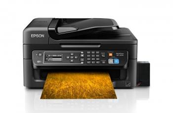 МФУ Epson Workforce WF-2630 с БСНПЧ и чернилами INKSYSTEM