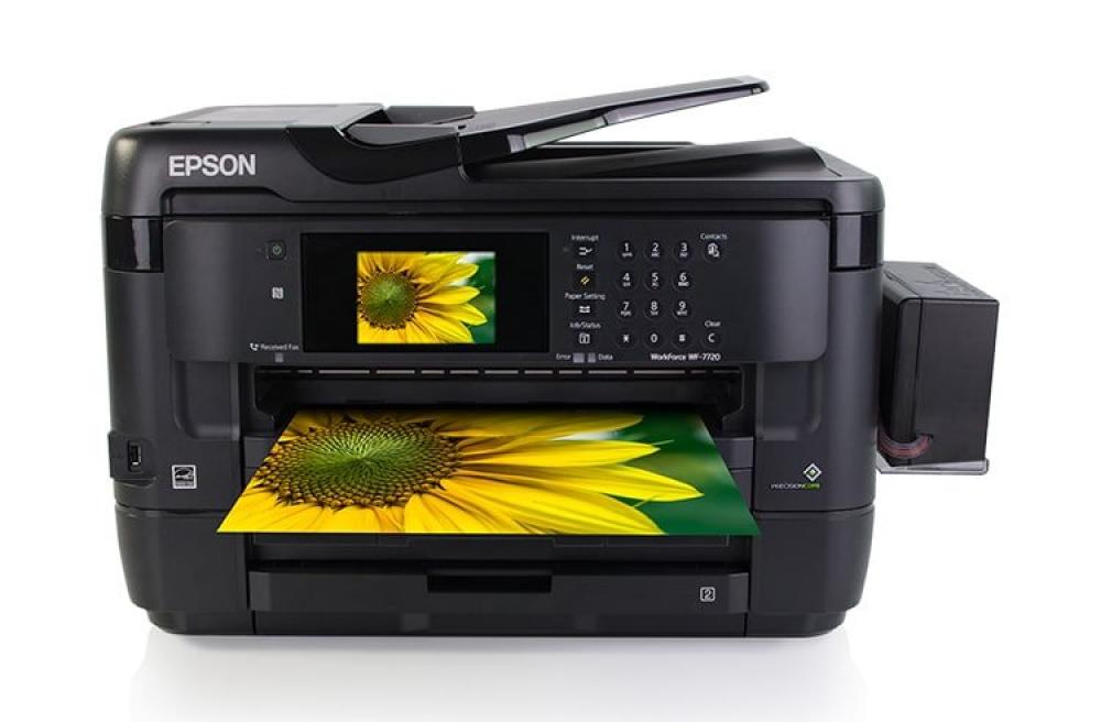 изображение МФУ Epson WorkForce WF-7720DTWF с БСНПЧ и чернилами INKSYSTEM - изображение 1