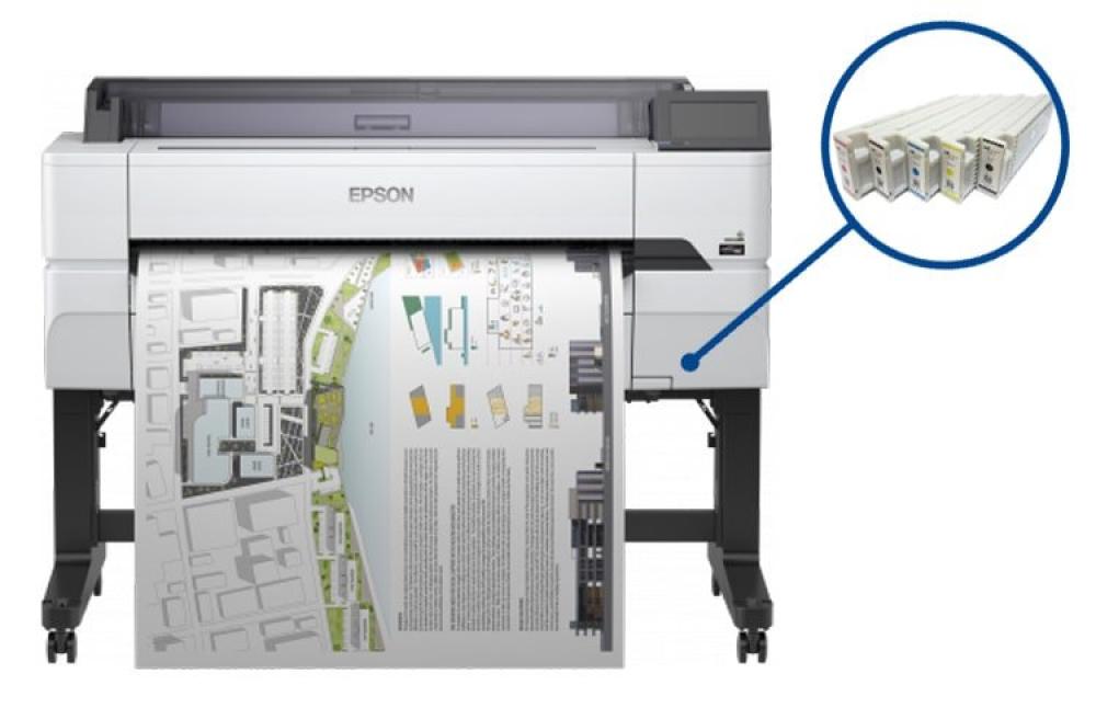 Плоттер Epson SureColor SC-T5400 с ПЗК и чернилами - inksystem.kz - изображение 1