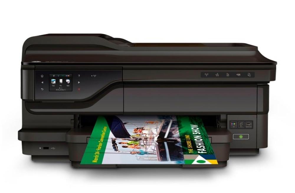 картинка МФУ HP Officejet 7612 с ПЗК и чернилами - изображение 1