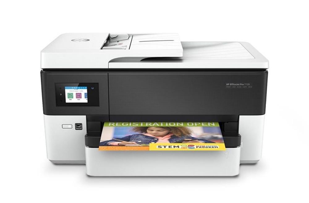 картинка МФУ HP OfficeJet Pro 7720 с ПЗК и чернилами - изображение 1