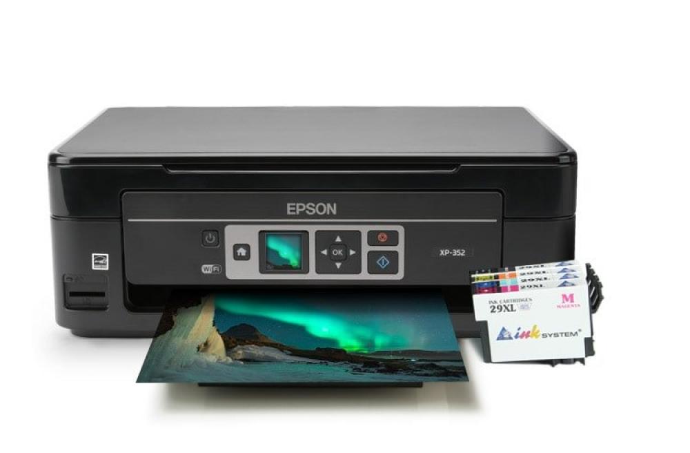 картинка МФУ Epson Expression Home XP-352 с картриджами INKSYSTEM - изображение 1