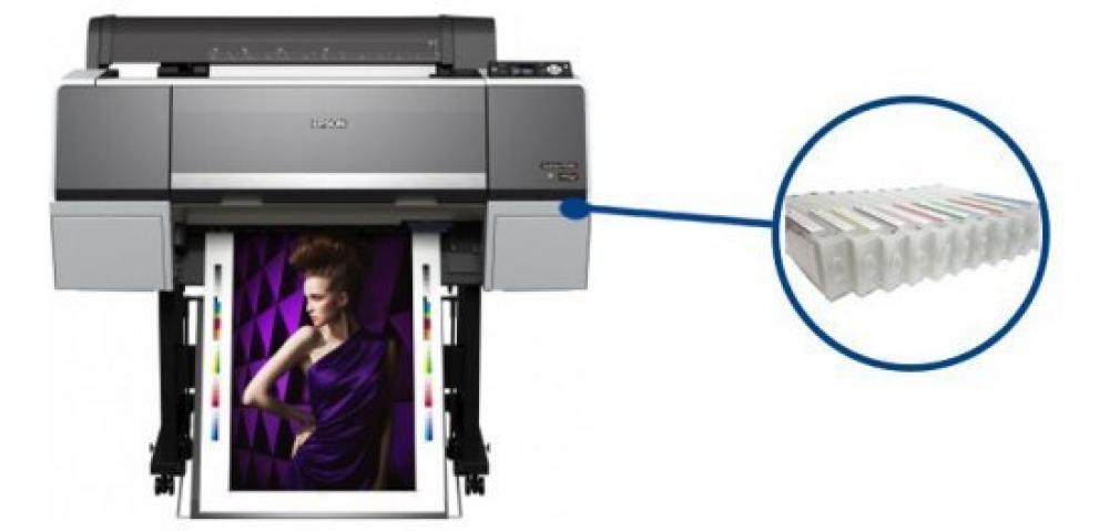 Плоттер Epson SureColor SC-P7000 Spectro с ПЗК и чернилами - inksystem.kz - изображение 1