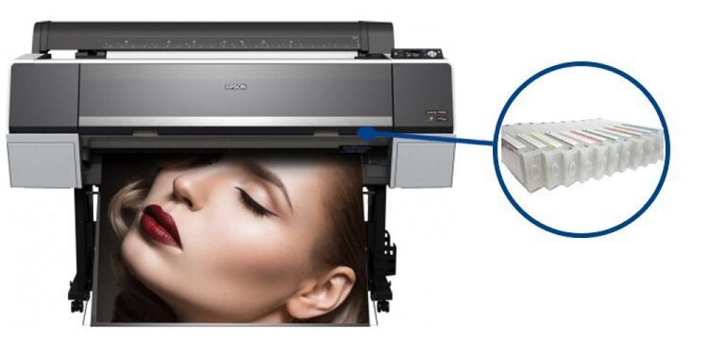 Плоттер Epson SureColor SC-P9000V с ПЗК и чернилами - inksystem.kz - изображение 1
