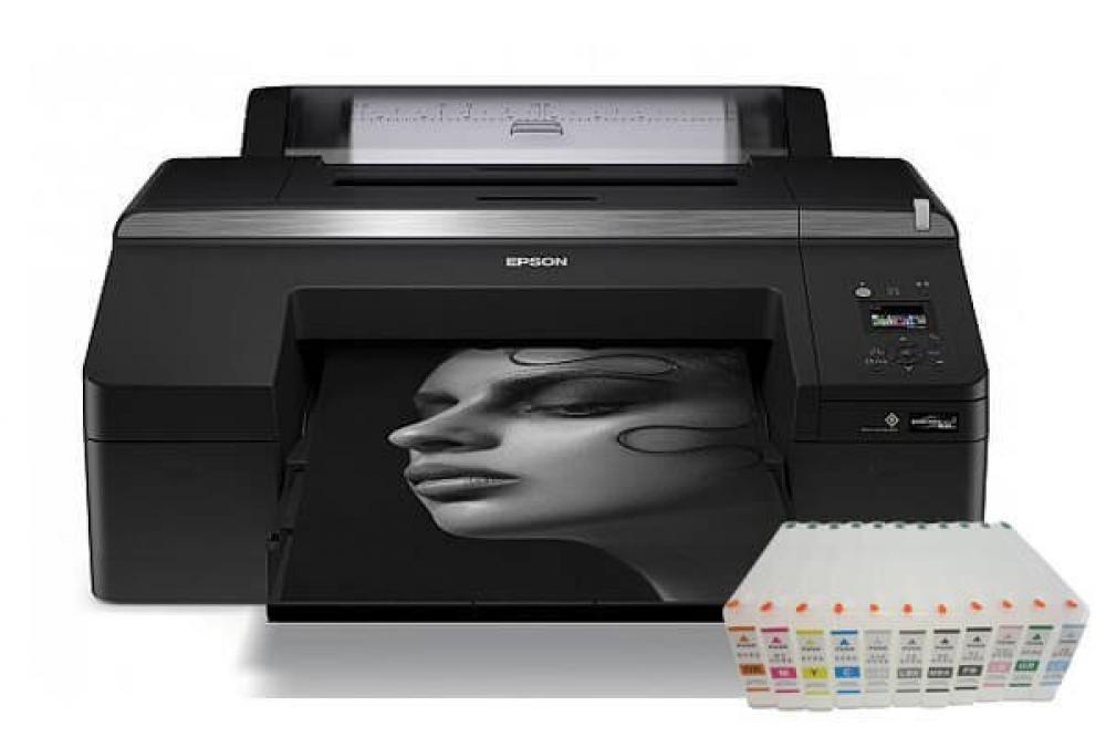 Плоттер Epson SureColor SC-P5000V с ПЗК и чернилами - inksystem.kz - изображение 1