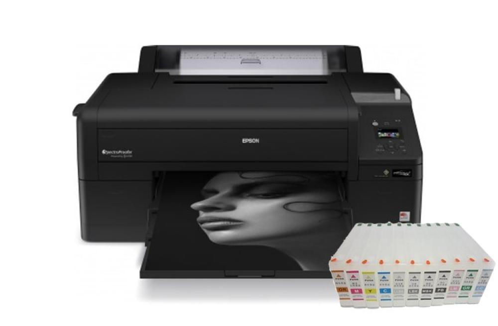 Плоттер Epson SureColor SC-P5000 Spectro с ПЗК и чернилами - inksystem.kz - изображение 1