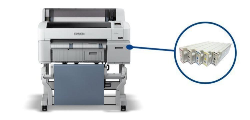 Плоттер Epson SureColor SC-T3200 PS с ПЗК и чернилами - inksystem.kz - изображение 1