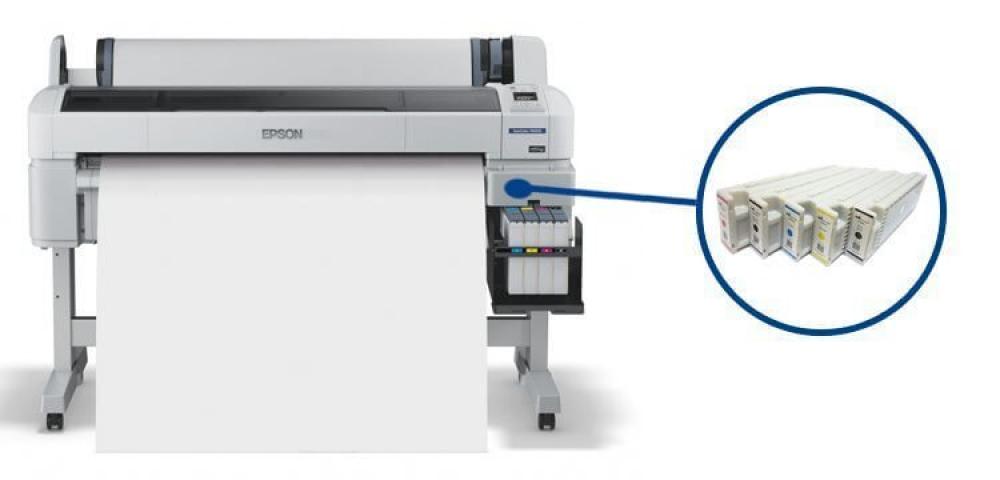 Плоттер Epson SureColor SC-T7200D с ПЗК и чернилами - inksystem.kz - изображение 1