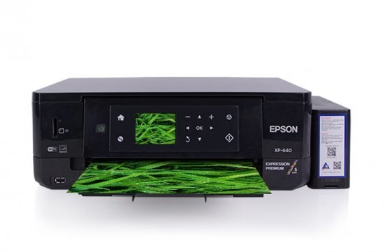 картинка МФУ Epson Expression Premium XP-640 с СНПЧ и светостойкими чернилами INKSYSTEM (Уценка)