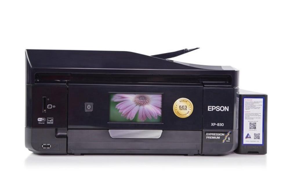 фото МФУ Epson Expression Premium XP-830 Refurbished с СНПЧ и светостойкими чернилами INKSYSTEM (Уценка) - изображение 1