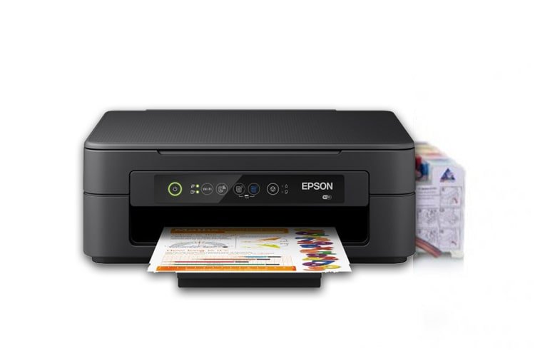 картинка МФУ Epson Expression Home XP-2100 с СНПЧ и чернилами