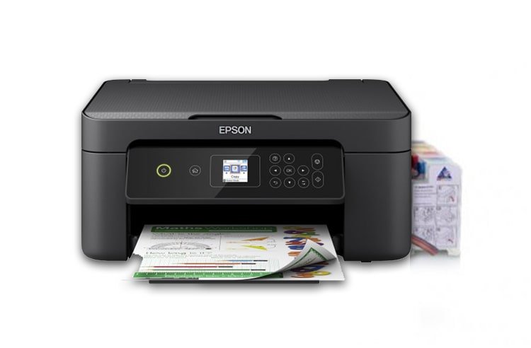 фото МФУ Epson Expression Home XP-3105 с СНПЧ и чернилами