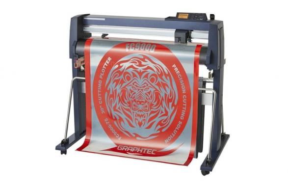 картинка Режущий плоттер Graphtec FC9000-75 со стендом и корзиной