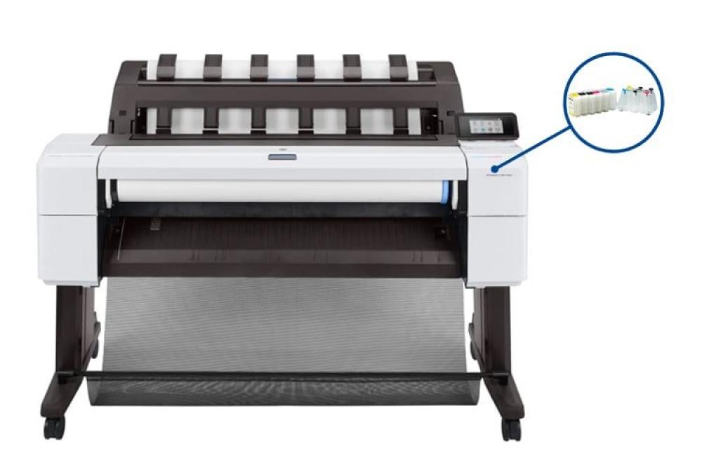 картинка Плоттер HP DesignJet T1600 36" с СНПЧ и чернилами - изображение 1