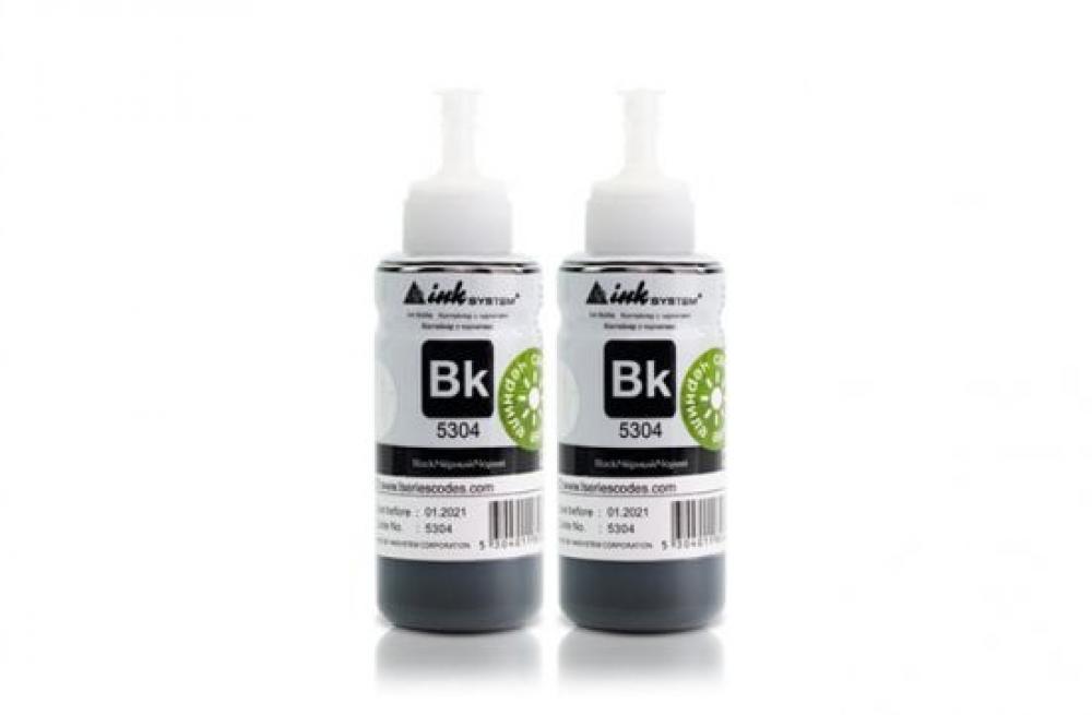 картинка Светостойкие чернила INKSYSTEM Black, 100 мл - 2шт