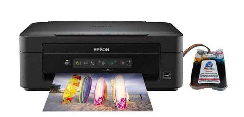 изображение МФУ Epson Expression Home XP-203 с СНПЧ и чернилами - изображение 1