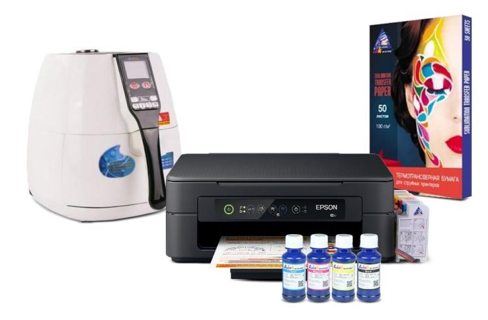 фото Вакуумный термопресс HeatPress V-02 3D Mini и МФУ Epson XP-2100 с набором для сублимационной печати - изображение 1